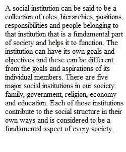 Social Structure Essay - Final Draft